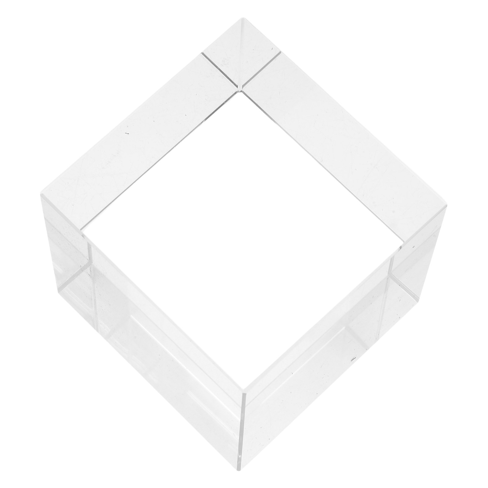 Book Weight Glass - 正方形クリスタルペーパーウェイト 重厚な透明装飾ガラスブロック オフィスデスクペーパーウェイト 学習用、執筆用、書籍用