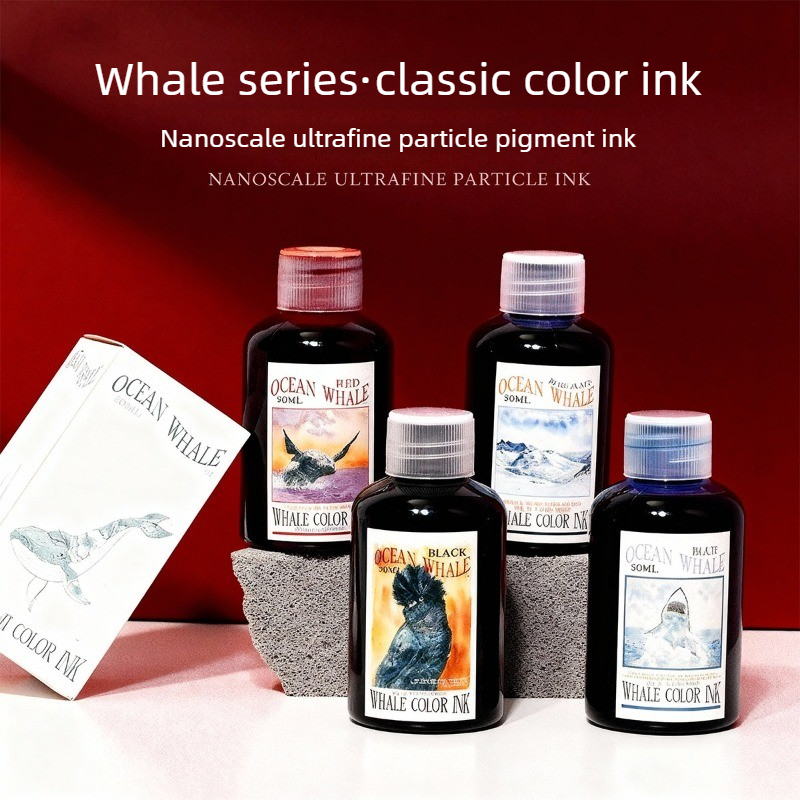 Banmi クジラシリーズ万年筆インクナノグレードノンカーボ - Fountain Pen Bottled Ink のレビューと価格