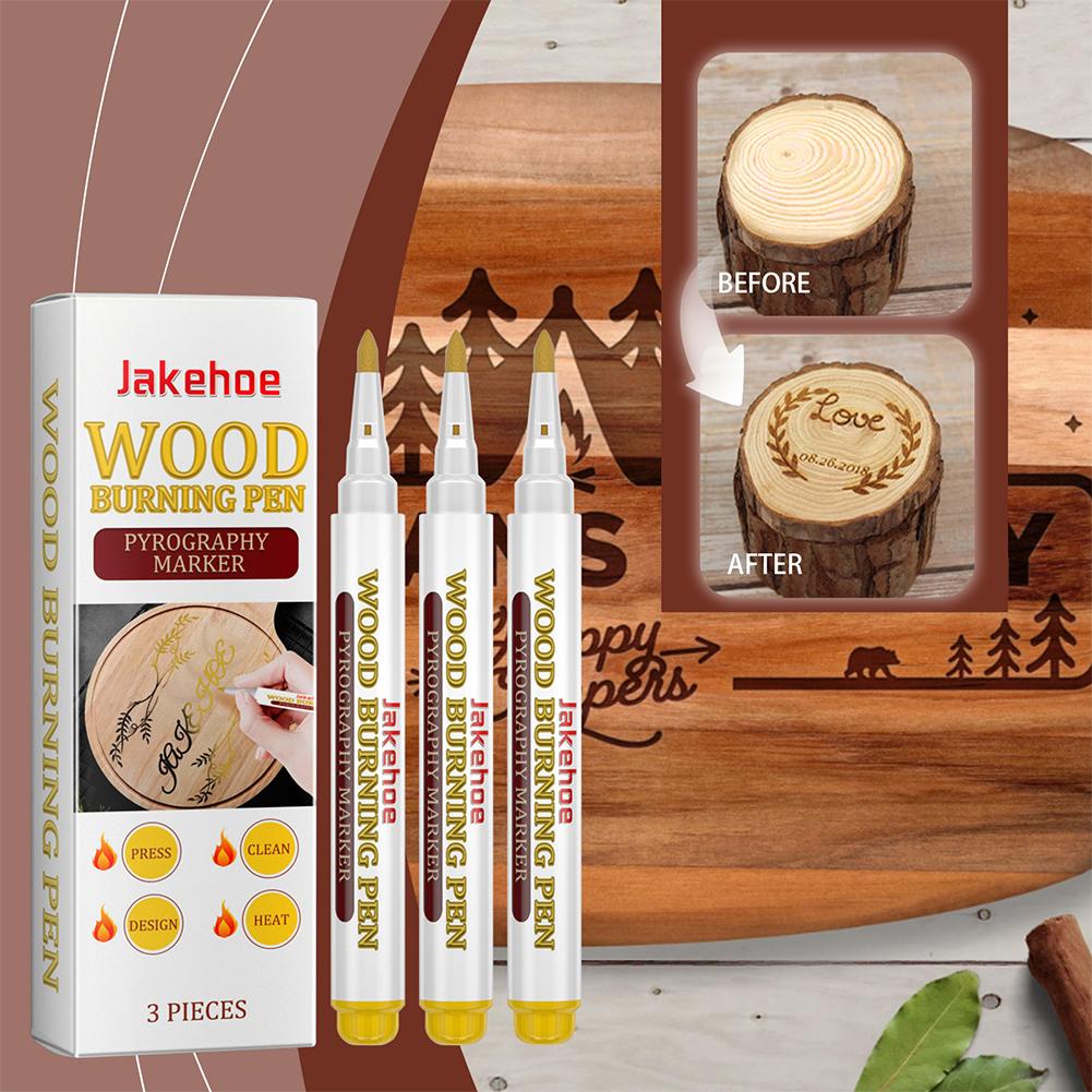 3本セット 木工用バーニングペン 焼き跡が残る創造的な化学木 - Correction Pen Fine のレビューと価格