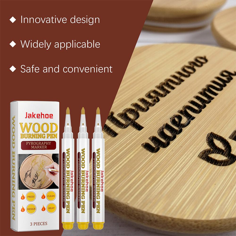 3本セット 木工用バーニングペン 焼き跡が残る創造的な化学木 - Correction Pen Fine のレビューと価格